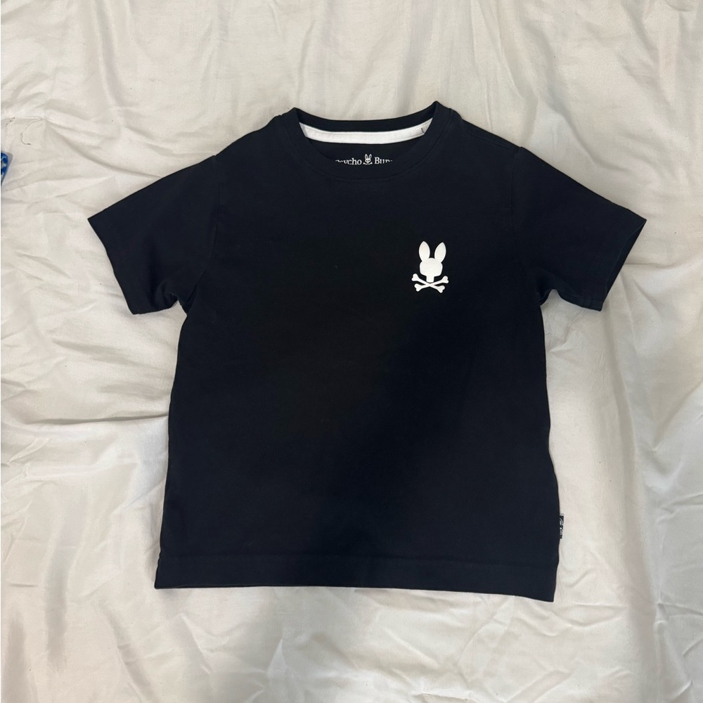 Psycho Bunny Black Kids Short Sleeve Tee